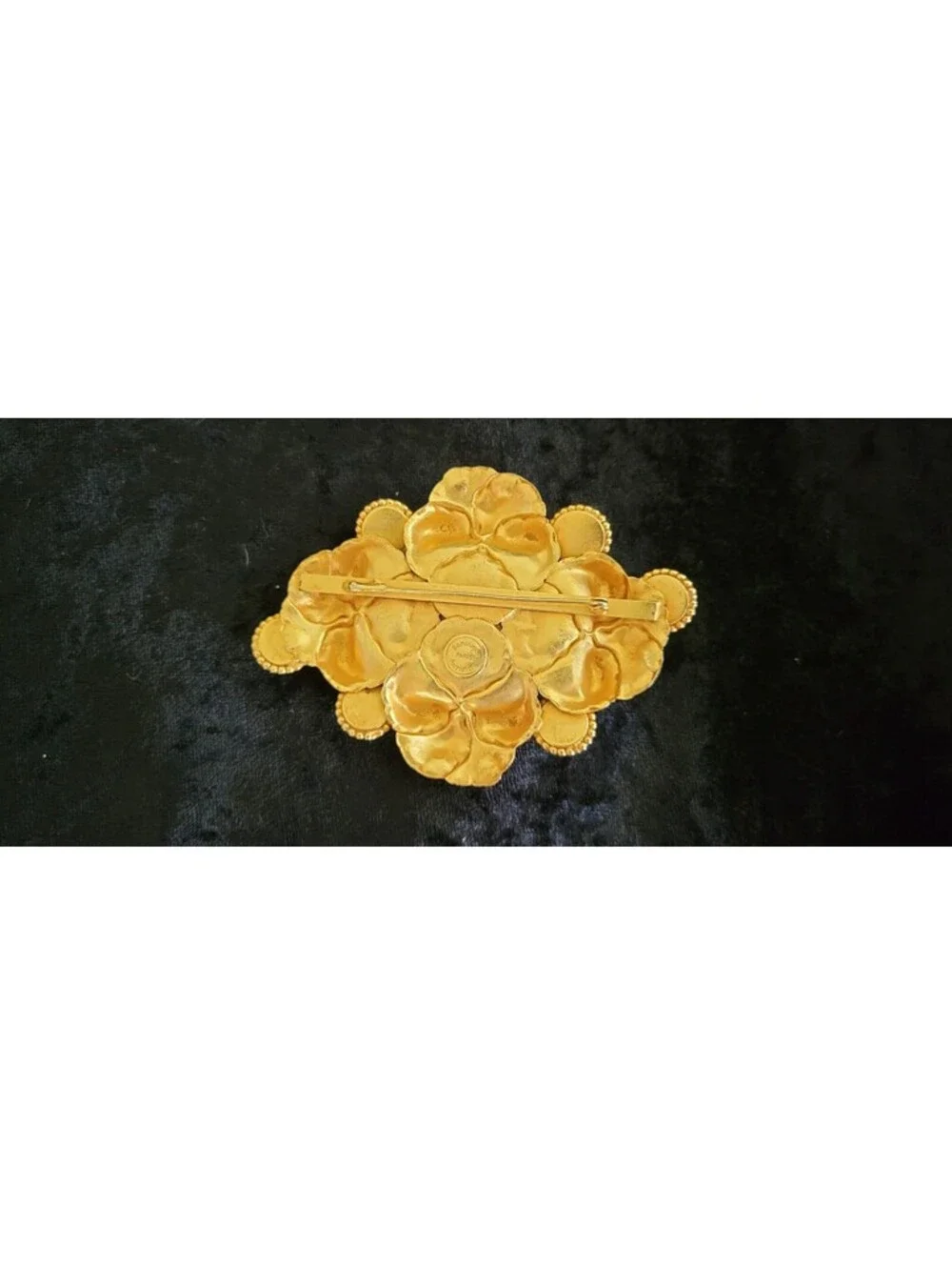 Rare gold-tone brooch by Dominique Aurientis